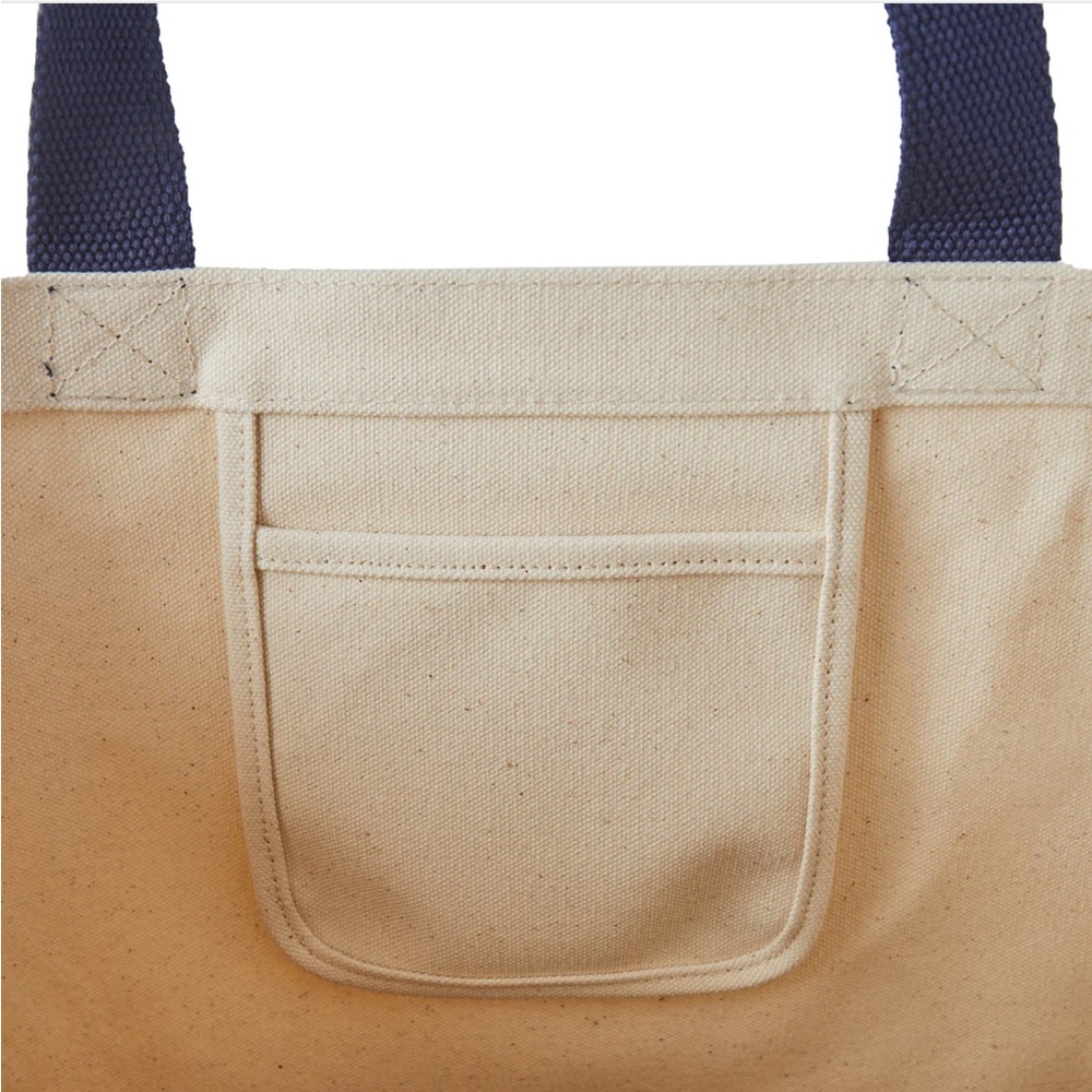 Life is Good Floral Canvas Tote Bag - Picture 3 of 6
